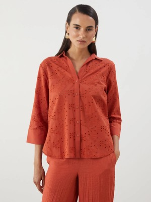 Lc Waikiki Yeni Sezon Ajurlu Brode Kadın Gömlek