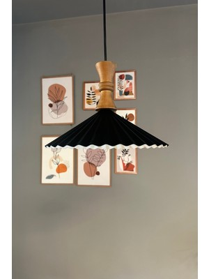 Allians Modern Siyah Metal Uzun Sarkıt Avize, Rustik ve Mutfak Dekorasyonu