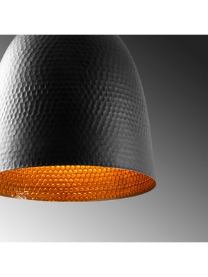 Allians Dövmeli Bal Peteği Metal Sarkıt Avize, Retro Dekoratif E27 Lamba