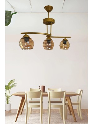 Allians Esen Eskitme Gold Kasa Avize ile Şıklığa Işık Katın