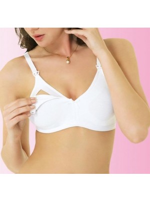 İmer Kadın Emzirme Sütyeni Penye Kumaş İle Konforlu Tasarım Ve Gün Boyu Destek