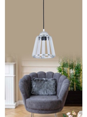 Allians Krom Taşlı Tekli Avize ile Şık ve Aydınlık Ortamlar Yaratın