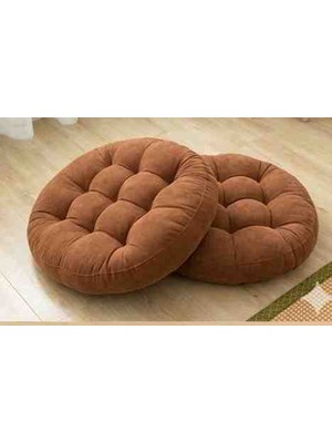 Ayzen Home 2li Pofidik Kare Meditasyon Minderi Oturma Yastığı Oyun Minderi 50CM x 50CM X7CM