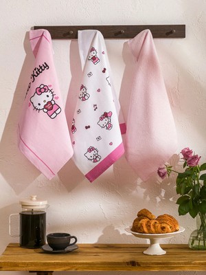 Lc Waikiki Yeni Sezon Hello Kitty Baskılı Kuruluma Bezi 3'lü 40X50 cm