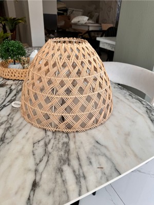 Allians Şık Hasır Avize, Doğal ve Modern Aydınlatma Tasarımı