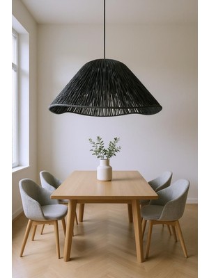 Allians Rustik Iskandinav Siyah Dekoratif Aydınlatma, Şık ve Modern Ortamlar Için