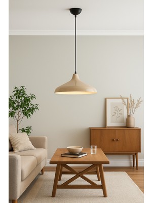 Allians Nil Kahverengi Modern Dekoratif Tekli Cafe Sarkıt Avize