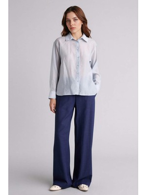 DeFacto Wide Leg Keten Karışımlı Pantolon F7960AX26SP