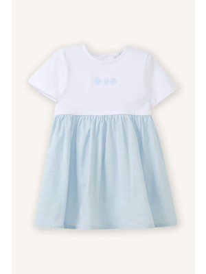 DeFacto Desenli Elbise Kız Bebek H2173A526SM