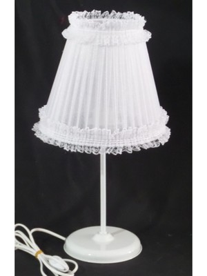 Allians Beyaz Fırfırlı Çocuk Odası Aydınlatma Seti