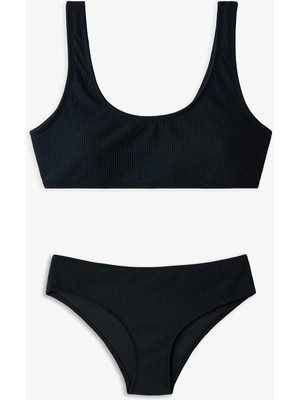 Penti Siyah Genç Kız Black Halter Bikini Takımı