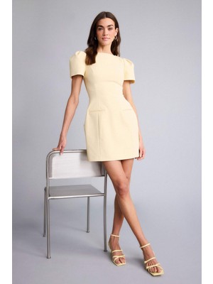 DeFacto Kayık Yaka Kolsuz Mini ELBISE H2740AX26SP