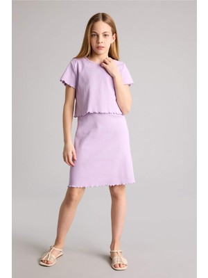 DeFacto Fitilli Kaşkorse 2'li Elbise Kız Çocuk H2206A826SP