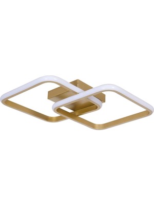 Allians Modern Eskitme Renkli Beyaz LED 2’li Salon ve Mutfak Avizesi