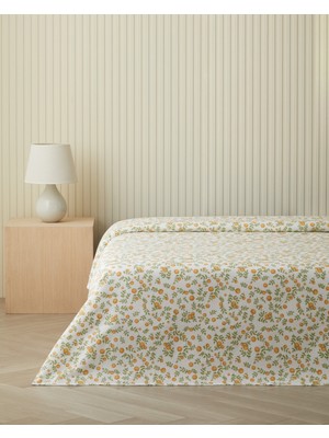 English Home Sunleaf Çift Kişilik Pike 200x220 cm Sarı