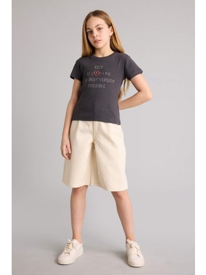 DeFacto Jean Şort Kız ÇOCUK G6366A826SM