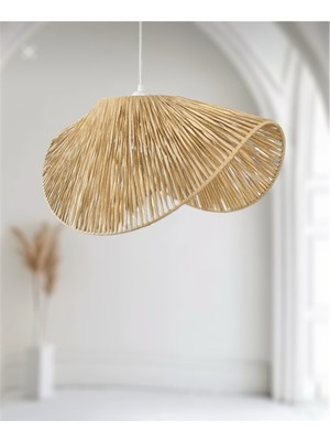 Allians Rustik Tarz Bohem Iskandinav Aydınlatma Rafya Avize, Şık ve Sıcak Atmosuz