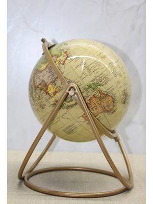 Epilons Dekoratif Metal Standlı Dünya Küre - Model 3