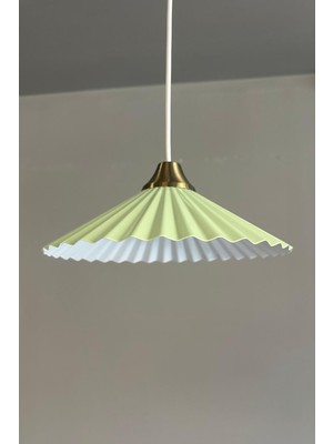 Allians Avilla Mint Tekli Metal Avize, Eskitme Plafonyer, Rustik, Modern Sarkıt Aydınlatma