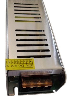 Erkled Slim 12V 12.5A Şerit LED Trafosu 150W IP20  (12 Volt 12.5 Amper 15MT Ye Kadar Kullanım Için Uygundur)