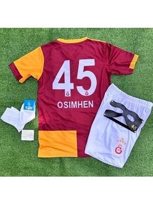 Alaturka Mix Osımhen #45 Galatasaray 5 Yıldız Çocuk Iç Saha Forması 5 Li Set