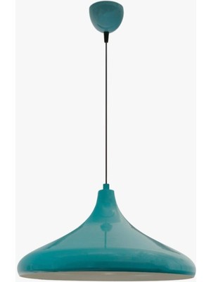 Allians Modern Turkuaz Sarkıt Avize, Metal Tasarım, Oturma ve Yatak Odası Dekoru