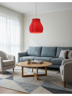 Allians Şık 25 cm Dekoratif Sarkıt Avize, Modern Tasarım, Tekli Aydınlatma