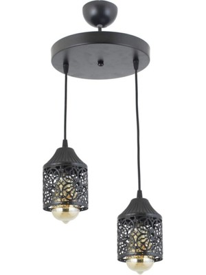 Allians Modern Papatya Desenli Spor Avize, Şık ve Zarif Aydınlatma Seçeneği