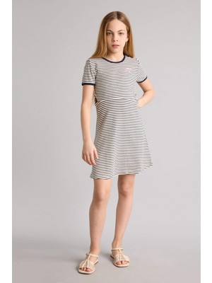 DeFacto Pamuklu Elbise Kız ÇOCUK H2610A826SP