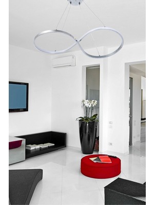 Allians 3 Renk LED Avize, Beyaz, Gün Işığı ve Sarı Işık Seçeneği