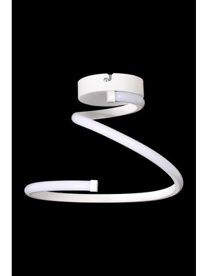 Allians Modern Beyaz Tekli Ledli Avize, Salon, Hol, Antre ve Çocuk Odası Için