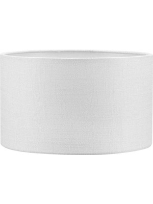 Allians Beyaz Silindir Lambader Başlığı, 30 Cm, Şık ve Modern Tasarım