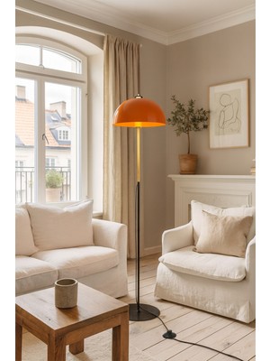 Allians Modern Turuncu Lambader ile Şık ve Fonksiyonel Aydınlatma Çözümü