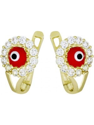 Altın Çiçek Çocuk Küpe T077297