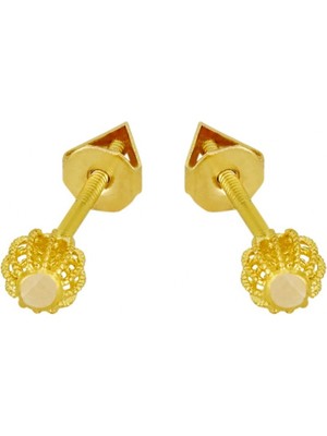 Altın Top Küpe T077279