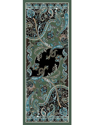 inStyle Damla Motif Desenli Haki Soft Pamuk Şal