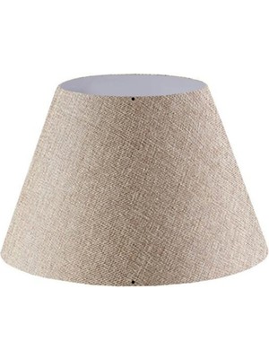 Allians Konik Bej Kumaş Yedek Lambader Başlığı, Şık ve Kullanışlı Tasarım