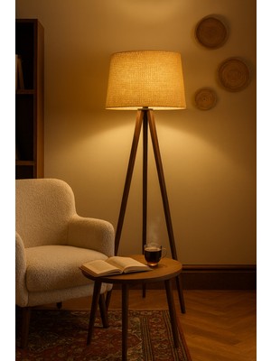 Allians El Yapımı Rattan ve Ahşap Lambader ile Şık Aydınlatma Çözümü