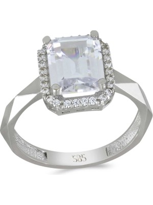 Altın Baget Taşlı Yüzük T074285