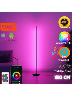 Allians 150CM LED Oda Aydınlatma Sistemi, Wi-Fi ve Telefon Kontrolü, Renkli