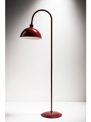 Allians Modern Hareketli Bordo Metal Lambader, Oturma ve Çalışma Odası Şıklığı