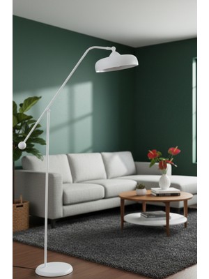 Allians Ayarlanabilir Metal Köşe Lambası, Endüstriyel Tarz, Dekoratif Aydınlatma