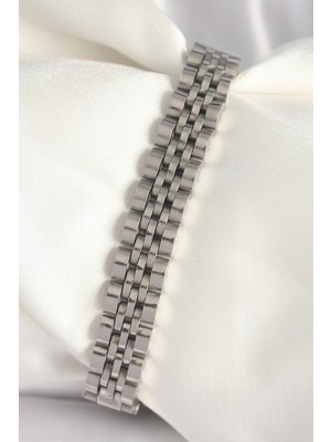 Ne Verelim Size Buğz 316L Çelik Gümüş Renk Zincir Model Erkek Bileklik