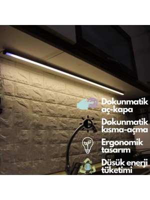 Allians Dokunmatik LED Lambader, 120CM, Mutfak ve Dekoratif Aydınlatma