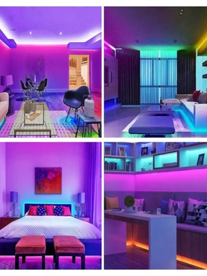 Allians Modern Rgb Köşe LED Lambader ile Odanıza Şıklık ve Işık Katın