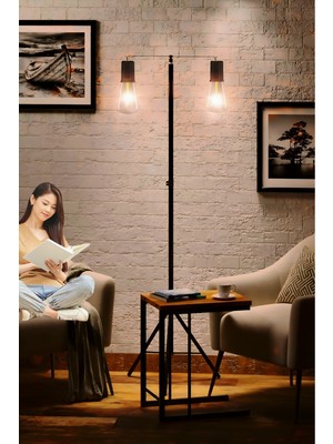 Allians Şarjlı 2 LED Gece Kitap Okuma Işığı, 3 Mod, Dekoratif Lambader