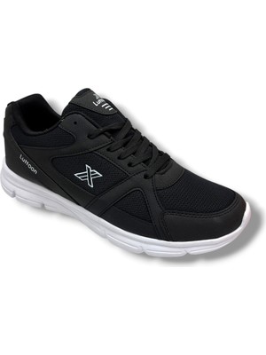 Luttoon 251-26 Deri Anorak Anatomik Erkek Sneaker Siyah Beyaz 45-48