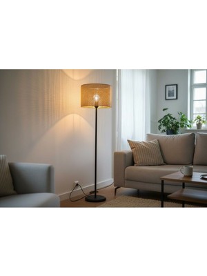 Allians Siyah Ayaklı Silindir Şapka Lambader, Şık ve Modern Tasarım