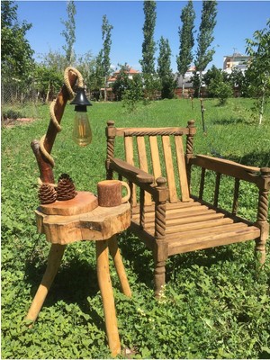 Allians Şık Kozalak Tasarımlı Modern Lambader, Ev ve Ofis Dekorasyonu Için