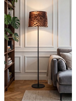 Allians Şık Siyah Metal Lambader, Çok Amaçlı ve Modern Tasarım